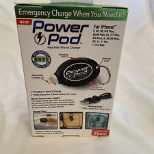 Ontel Power Pod Emergency Keychain Phone Charger NIB