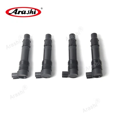 4x Ignition Coil Spark Plug Cap For Kawasaki Ninja ZX-9R ZX900F 1998-2002 1999 - Image 1 of 4