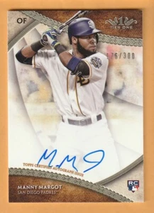 Autógrafos Manny Margot AUTO 2017 Topps Tier One Break Out/300 14C - Imagen 1 de 2