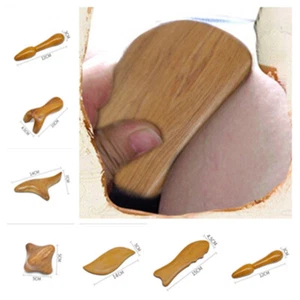 Wholesale Vietnamese Sandalwood Gua Sha Massager Eye Face Body Massage Tool - Imagen 1 de 10