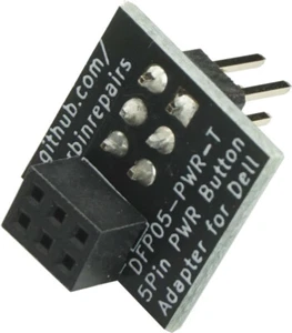 Adattatore per pannello frontale Dell a 5/6 pin/LED per schede madri Dell - Foto 1 di 5
