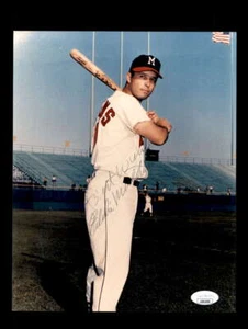 Eddie Mathews JSA Coa Signed 8x10 Photo Autograph Braves - Picture 1 of 3