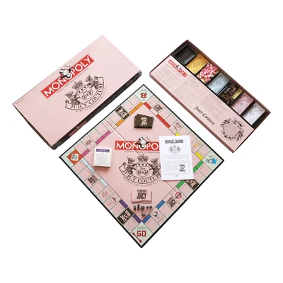 Monopoly Juicy Couture Edition Board Game Complete 2007 Luxury Tokens Hasbro - Image 1 of 4