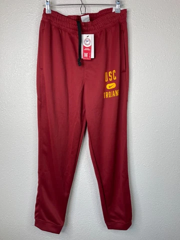NEW Nike USC Trojans Dri-Fit Basketball Sweat Pants DD6387 698 Men Size M Cover