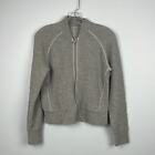 Lululemon on repeat bomber jacket in heathered core light grey size 4