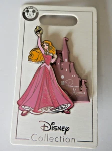 DISNEY COLLECTION PIN - AURORA SLEEPING BEAUTY PRINCESS - Layered Pin-on-Pin NEW - Picture 1 of 13