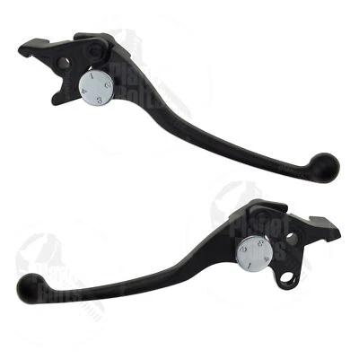 Palancas de mano de freno y embrague negras para mano de control Kawasaki Ninja ZX 9R 1000 Foto 1 de 3