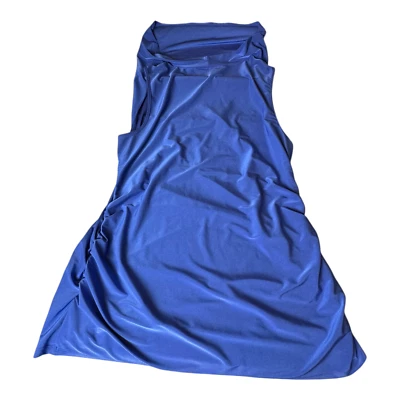 Платье Dana Buchman женское размер XL синее полиэстер без рукавов с плеча - Изображение 1 из 4