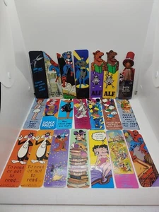 80s Vintage Bookmark lot 21. ALF,DC COMICS, MICKEY,BETTY BOOP, DONALD DUCK. A3 - Picture 1 of 14