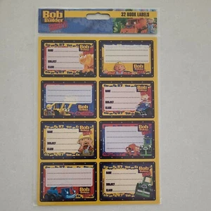BOB THE BUILDER book label stickers 32 lables - Foto 1 di 12