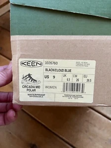 Keen NEW Circadia Mid Polar Waterproof 1026760 Hiking Snow Boot Women's 9 NWB - Picture 1 of 9