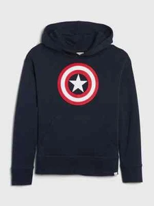 Marvel Captain America Kids Hoodie by GAP - Picture 1 of 2