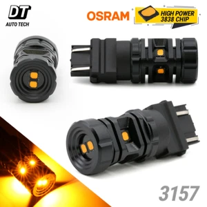 Syneticusa 3157 LED CSP Señal de giro Aparcamiento DRL Ámbar Amarillo Bombillas - Imagen 1 de 7