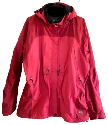 Abrigo Chaqueta Conducto Mountain Hardwear Mujer Talla 12 Rosa Impermeable Con Capucha Esquí Foto 1 de 4