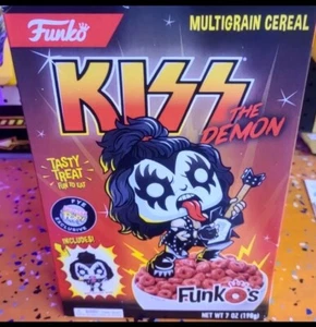 RARA CAJA DE CEREALES MULTIGRANO KISS Gene Simmons The Demon Funko sellada - Imagen 1 de 6