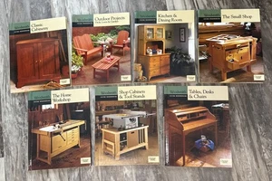 Lot of 7 Woodsmith Custom Woodworking Oxmoor House Hardcover Books - Picture 1 of 11