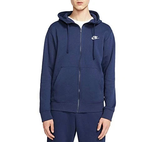 Sudadera con capucha Nike Sportswear Club polar cremallera completa para hombre talla mediana BV2645-410 Foto 1 de 1