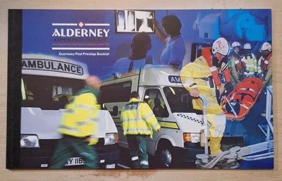 Alderney, Guernsey: Community Services (1st). Healthcare; Prestige stamp booklet - Image 1 of 3