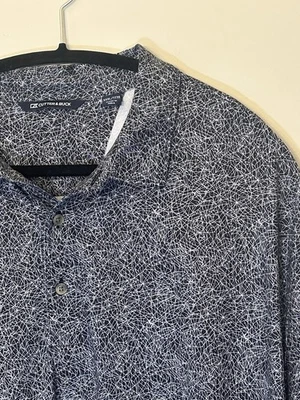 Cutter and Buck Men’s Black White Design Polo Size 3XL - Image 1 of 4