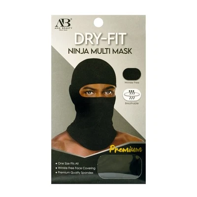 DRY-FIT NINJA MULTI MASK BLACK one size fit all Motorcycle Cycling Outdoor Ski - Image 1 of 2