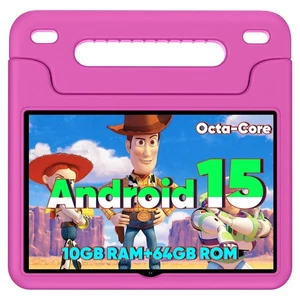 Android 15 Kids Tablet, 2025 Upgraded 10.1 Inch Tablets with Octa-core Proces... - Picture 1 of 8