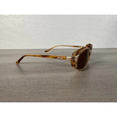 Gafas de sol vintage Hobie Carina 18 polarizadas doradas tortuga ovaladas hechas en EE. UU. Foto 1 de 4