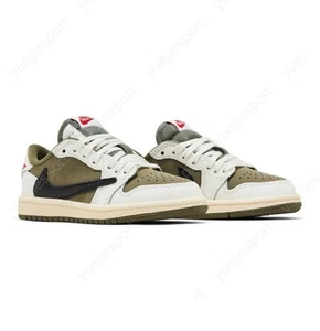 Travis Scott X Air Jordan 1 Low OG SP PS Medium Olive DO5442-200 - Bild 1 von 6