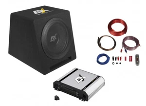 ESX DBP112Q Subwoofer Bass Komplett Sound Anlage Subwoofer Endstufe Verstärker K - Bild 1 von 7