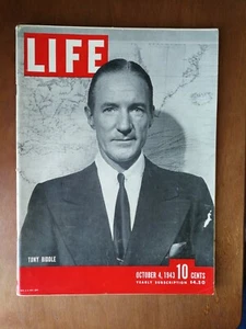 Life Magazine October 4, 1943 Ambassador Tony Biddle - Battle of Italy WWII 125 - Imagen 1 de 2