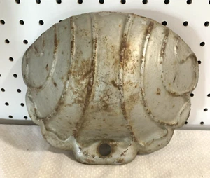 XL Cast Iron Streetlight Nut Cover Antique Architecture Salvage Sconce 9 x 5 x 8 - Picture 1 of 13