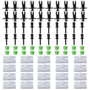 80pcs Side Skirts Grommet Clips Rivet Retainer Fits For BMW 3 Series E36 E46 E90 - Picture 1 of 9