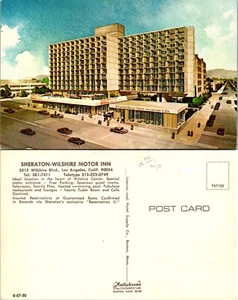 Sheraton Wilshire Motor Inn Los Angeles Kalifornien Postkarte - Bild 1 von 1