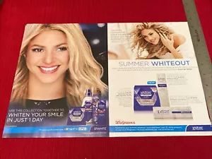 Pubblicità stampa Shakira for Crest 3D Whitestrips 2014 - Foto 1 di 1