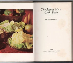 COOKING ,THE MINUS MEAT COOK BOOK by JOYCE McKINNELL , 1967 - Picture 1 of 1