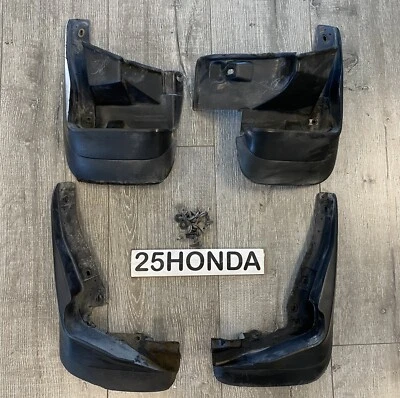 1992-1993 Honda Accord Wagon Front & Rear Accessories Mud Flaps OEM JDM Cb CB7 - Image 1 of 4