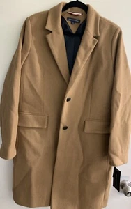 Abrigo Tommy Hilfiger Para Mujer Lana Camel Largo Medio Muslo Forrado Talla 18 Nuevo Con Etiquetas - Imagen 1 de 7