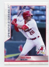 2022 Choice Springfield Cardinals Chase Pinder RC Rookie Card St. Louis