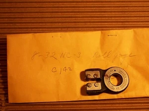 SEHR GUTER ZUSTAND 8-32NC-3 GO/NOGO SNAP ROLL GEWINDELEHRE SET C142 - Bild 1 von 1
