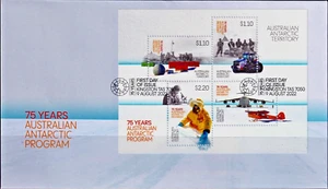 AUSTRALIA 2022 FDC Antarctica expedition issue (75 year anniversary) (FDI) - Picture 1 of 2