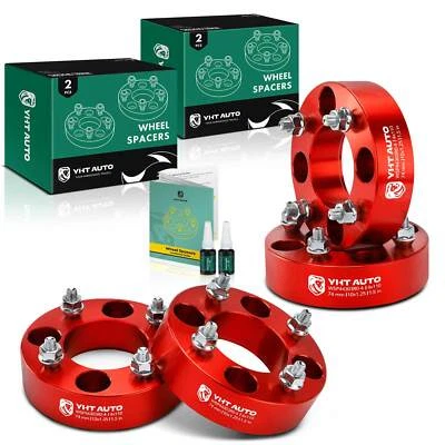 4 piezas espaciadores de rueda 4x110 a 4x110 ATV M10x1.25 74 mm 1.5" para Yamaha Honda rojo Foto 1 de 4