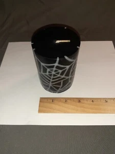 NEW Black Halloween Candle Spider Web with Box Spooky Holiday USA FAST SHIP - Picture 1 of 9
