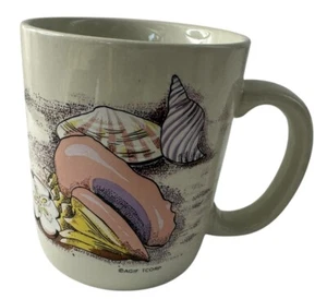 Taza de té de café Sea Shells taza náutica océano playa recuerdo regalo Agiftcorp - Imagen 1 de 19