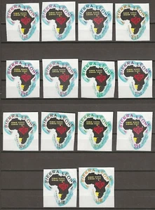 SIERRA LEONE 1968 SG 443E/456E MINT - Imagen 1 de 1