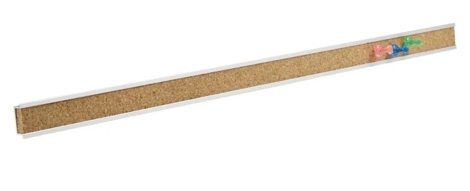 Bulletin Board Bar , 48" Length, Aluminum Frame (Lot Of 5)  Awesome Deal! - Image 1 of 1