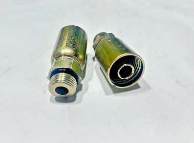 (2) W/Head 08U-P08 1/2" Hose ID x 1/2" Male Straight Thread O Ring Rigid COC - Image 1 of 4