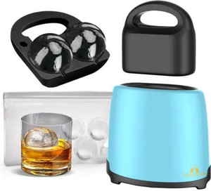 LEMONSODA Premium Ice Cube Mold - 2 Ice Cubes - Crystal Clear Whiskey Ice Cube M - Picture 1 of 7