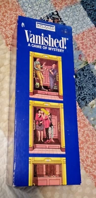 VANISHED: A Game of Mystery  1992 Hotel Detective Ages 12+ Vintage   Barely Used - Image 1 of 4