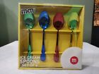 NEW M&M'S/M And M'S/MNMS/MMS Chocolate Ice Cream Spoons Set x4