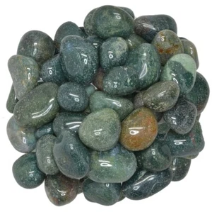 1 lb Script Blood Fancy Jasper Tumbled Stones - 0.75" to 1" avg - Crafts, Decor - Imagen 1 de 1