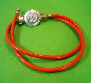 GOK 30 mbar Camping Gasregler Druckminderer Regler + Gasschlauch GERMANY - Bild 1 von 1